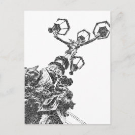 Straßenlaterne postkarte