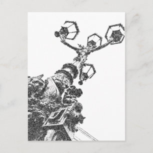 Straßenlaterne postkarte