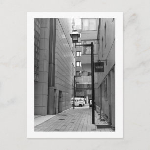 Straßenlaternen in Tokio: Ginza Postkarte