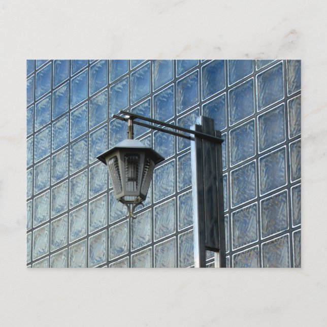 Straßenlaternen in Tokio: Ginza Postkarte (Vorderseite)