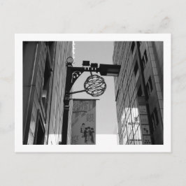 Straßenlaternen in Tokio: Ginza Postkarte