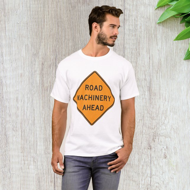 Straßenmaschine vor dem Mens-T - Shirt (Von Creator hochgeladen)