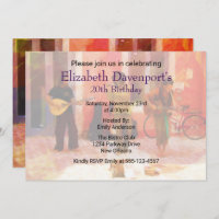 Straßenmusiker zum Geburtstag einladen