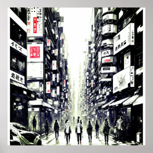 Straßenplakat Tokio Poster