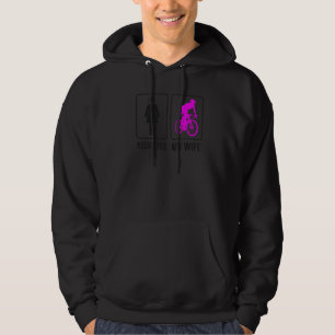 Straßenradfahren Radfahren Ehefrau Ehemann Deine F Hoodie