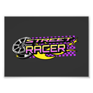 STRASSENRAKER - BRENNRAD - Y2K-STIL FOTODRUCK