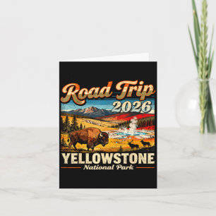 Straßenreise 2026 Yellowstone-Nationalpark Büffel Karte