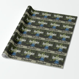 Straßenreise Geschenkpapier