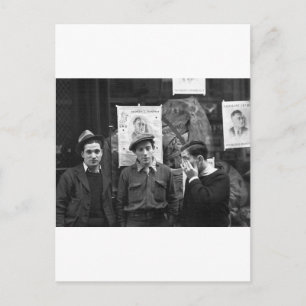 Straßenrowdys für FDR: 1936 Postkarte