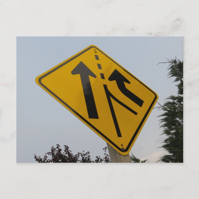 Straßenschild Postkarte (Vorderseite)