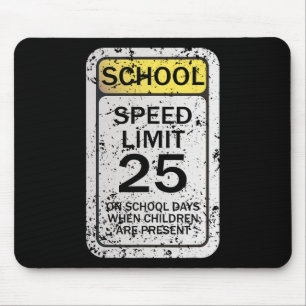 Straßenschilder Funny Traffic Signs Halloween Kost Mousepad