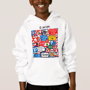 Straßenschilder Hoodie