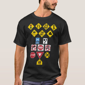 Straßenschilder, Kindergeschenk T-Shirt