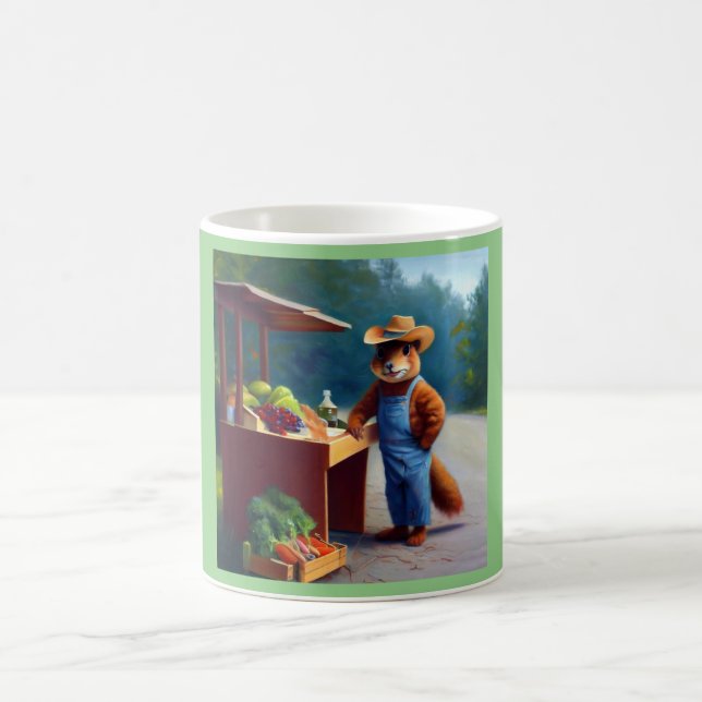 Straßenständer für Eichhörnchen Bauer Kaffeetasse (Mittel)