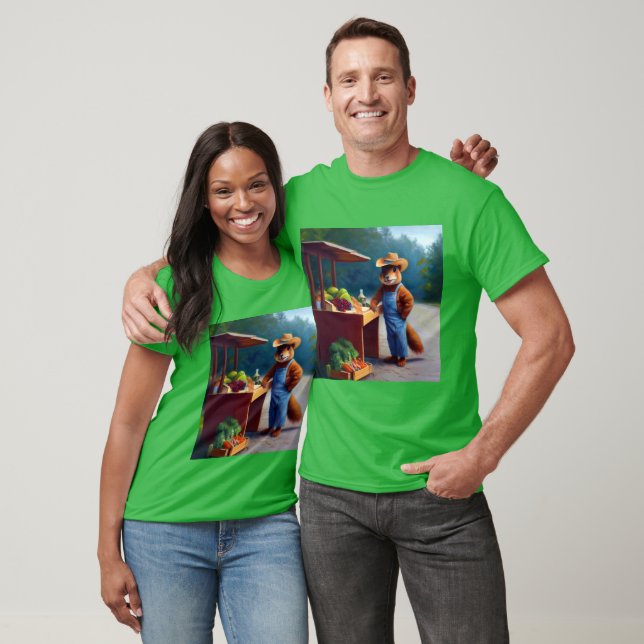 Straßenständer für Eichhörnchen Bauer T-Shirt (Unisex)