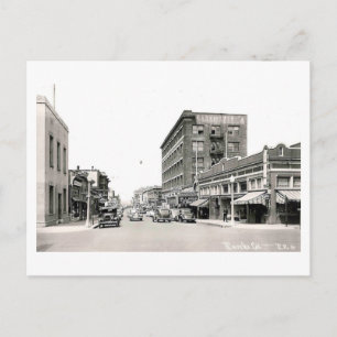 Straßenszene, Eureka, Kalifornien Vintage Postkarte