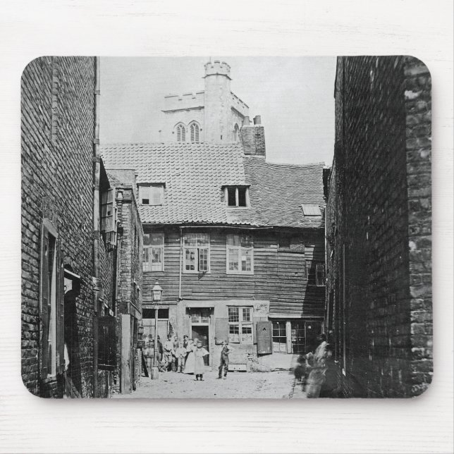 Straßenszene in viktorianischem London Mousepad (Vorne)