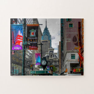 Straßenszene Philadelphia Puzzle