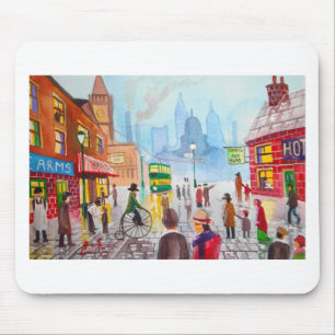 Straßenszenenpenny-Farthingtram Gordon Bruce Mousepad