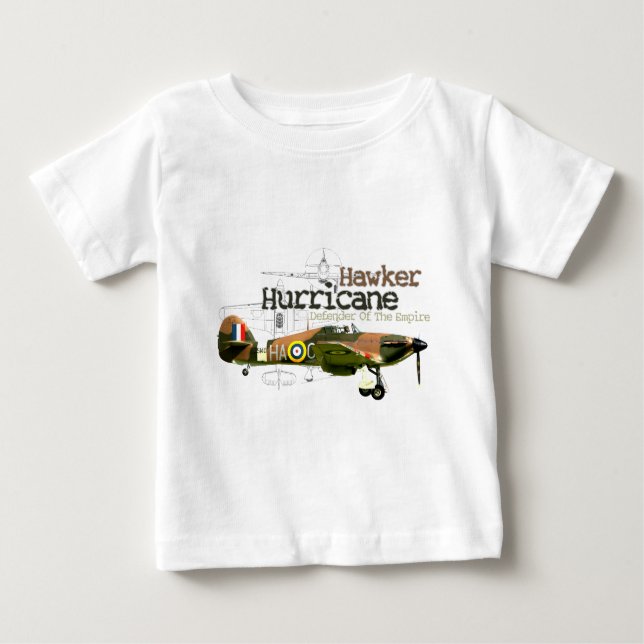 Straßenverkäufer-Hurrikan Baby T-shirt (Vorderseite)