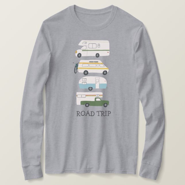 STRASSENVERKEHR Campervan Vvanlife RV Anhänger KUS T-Shirt (Design vorne)