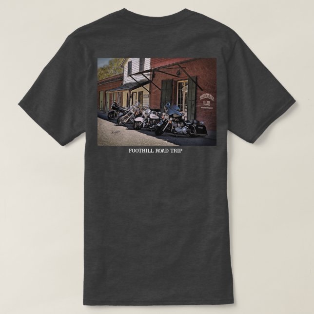 STRASSENVERKEHR KALIFORNIEN - GRAU UNISEX T - Shir T-Shirt (Design Rückseite)