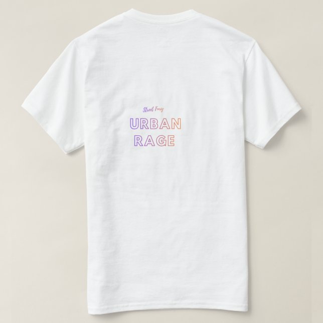 Straßenwut – Urbane Wut T-Shirt (Design Rückseite)