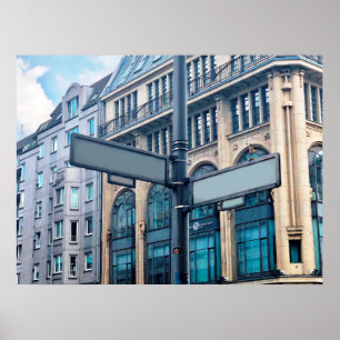 Straßenzeichen für Personalisierte Namen Poster