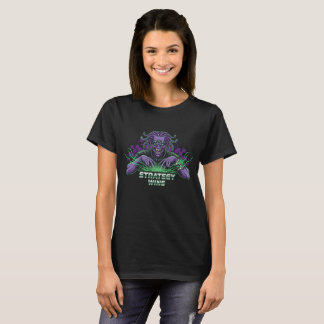 Strategie gewinnt Alien Gamer T - Shirt | Sci-Fi S