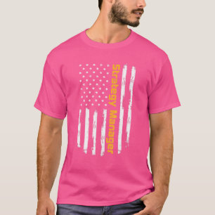 Strategie-Manager Stolz Carrer Vintage Amerikanisc T-Shirt