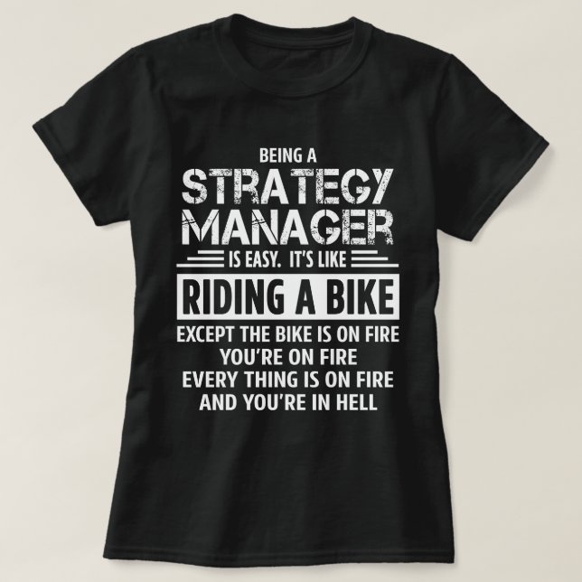 Strategie-Manager T-Shirt (Design vorne)