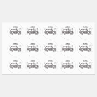 Strategie - Umlaufwasserdichtes Etikett (3,8 cm)