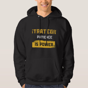 Strategische Geduld ist Macht. Philosophische Zita Hoodie