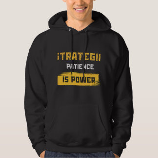 Strategische Geduld ist Macht. Philosophische Zita Hoodie