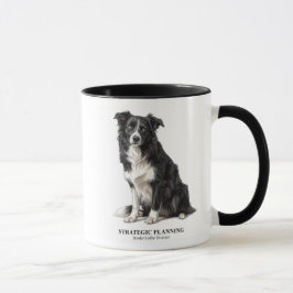 Strategische Planung Border Collie Tasse