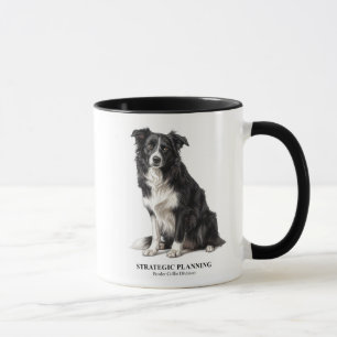 Strategische Planung Border Collie Tasse