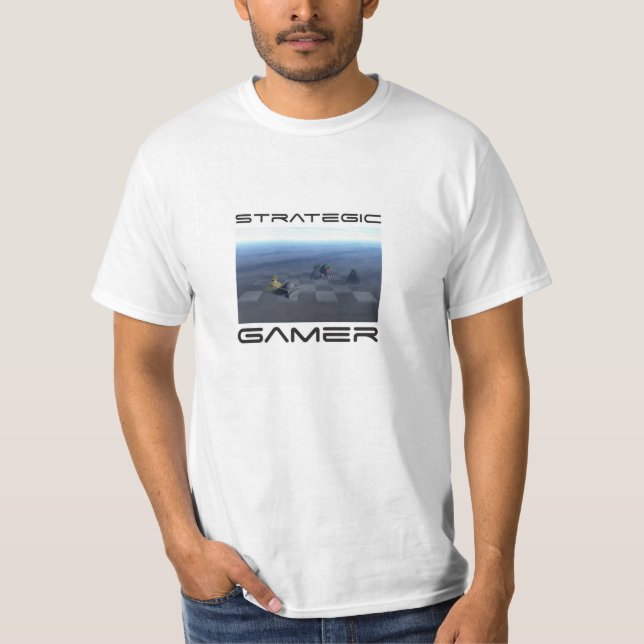 Strategischer Gamer-T - Shirt (Vorderseite)