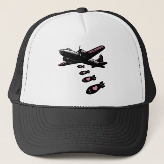 Strategischer Love Bomber Pink Details Truckerkappe