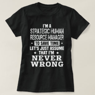 Strategischer Personalmanager T-Shirt