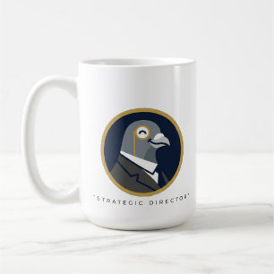Strategischer Regisseur Signature Gold Frame Kaffe Kaffeetasse