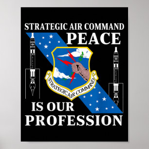 Strategisches Luftkommando USAF Kalter Krieg Fried Poster