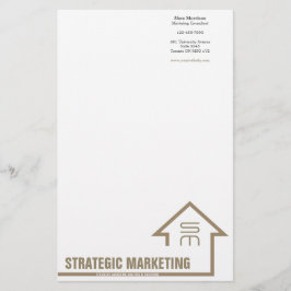 Strategisches Marketing Briefpapier