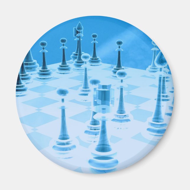 Strategisches Schachspiel Magnet (Vorne)
