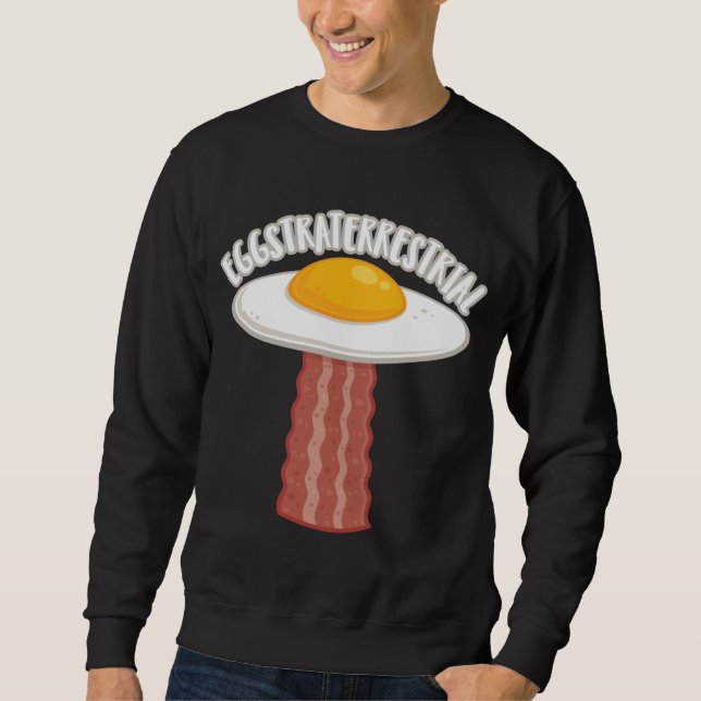 Straterrestrial mit Text Sweatshirt (Vorderseite)