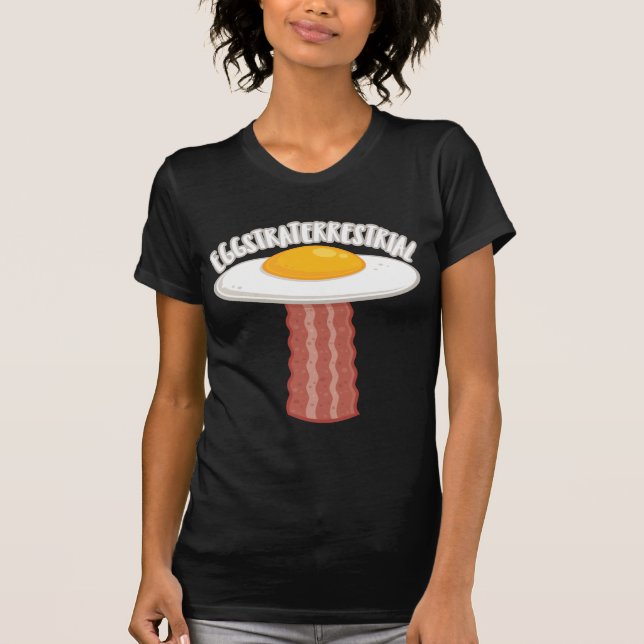 Straterrestrial mit Text T-Shirt (Vorderseite)