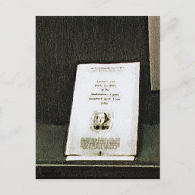 Stratford-nach-Avon Shakespeares Artifacts2 jGib Postkarte (Vorderseite)