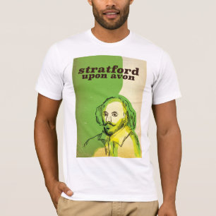 Stratford nach im altem Stil Reiseplakat Avon T-Shirt