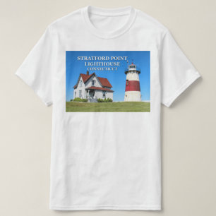 Stratford Point Lighthouse, Connecticut T - Shirt