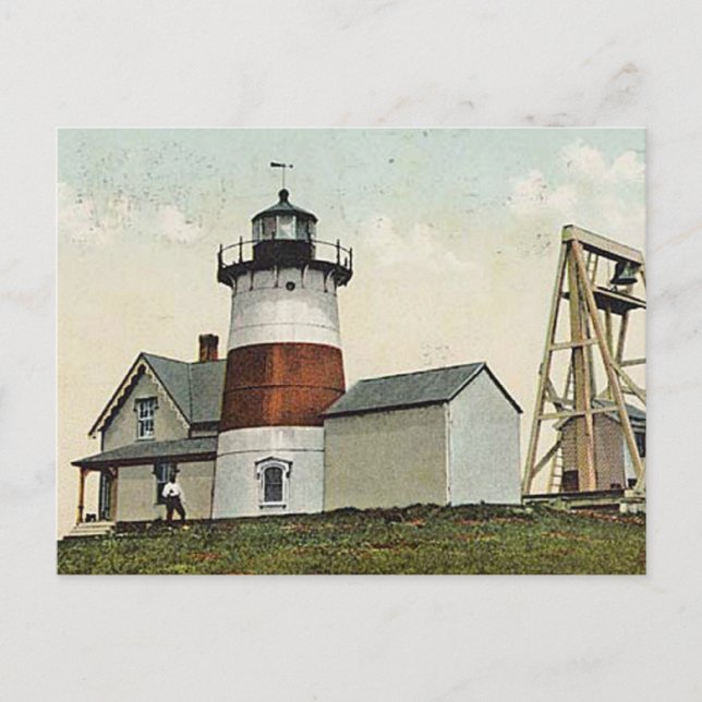 Stratford Point Lighthouse Postkarte (Vorderseite)