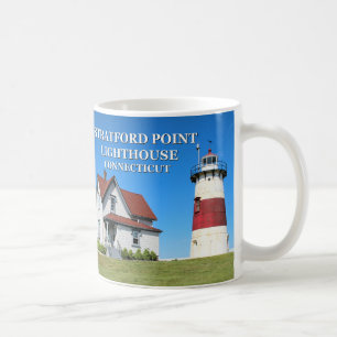 Stratford Punkt-Leuchtturm, Connecticut-Tasse Kaffeetasse